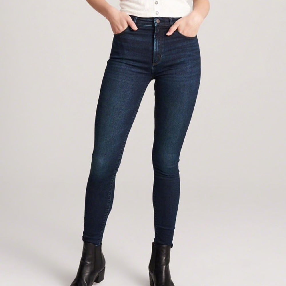 Abercrombie High Waisted Skinny Jeans